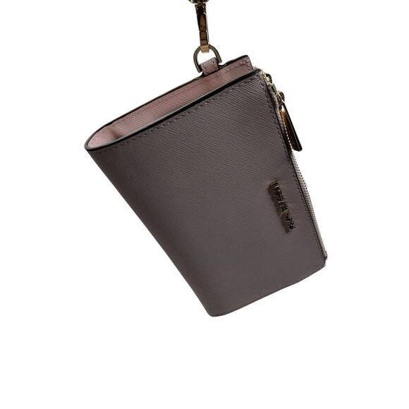 Michael Kors Jet Set Travel Large DoubleZip Wristlet Light Pink - Picture 2 of 10